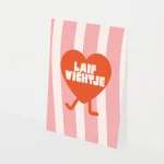 Heyday - Geboortekaart - Gronings - Laif wichtje