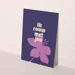 Heyday - Wenskaart - Ik rouw met jou - Sterktekaart - Verdriet - Overlijden