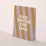 Heyday - Wenskaart - Vaderdagkaart - Dad you are the man