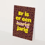 Heyday - Wenskaart - Hondenkaart - Dogcard - Er is er één harig - Honden verjaardag - Verjaardagskaart hond