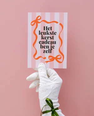Heyday - Wenskaart - Het leukste kerstcadeau ben je zelf - Kerstkaart