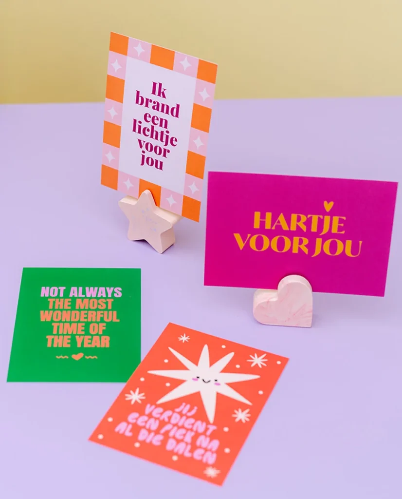 Heyday - Blog - Kerstkaarten trends 2025 - Moeilijke momenten - Christmas cards