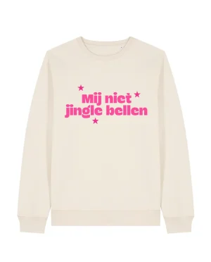 Heyday - Kersttrui - Mij niet jingle bellen - Creme - Foute kersttrui - Sweater