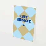 Heyday - Wenskaart - Geboorte - Lief binkie - Geboortekaart - Zoon - Jongen