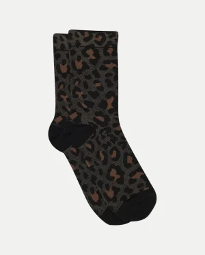 Heyday - Sokken - MP Denmark - Linea socks - Leopard - Luipaard print