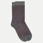 Heyday - Sokken - MP Denmark - Else glitter socks - strepen - dark purple