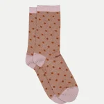 Heyday - Sokken - MP Denmark - Donna glitter socks - amberglow - polka dots - stippen