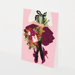 Heyday - Wenskaart - Kerstkaart - La Fleur - Bloemen - Blanco