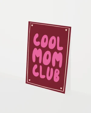 Heyday - Wenskaart - Cool mom club - Moederdagkaart