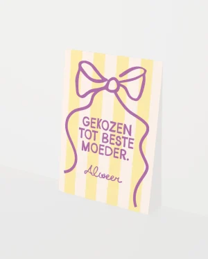 Heyday - Wenskaart - Moederdagkaart - Gekozen tot beste moeder, alweer