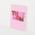 Heyday - Wenskaart - Moederdagkaart - Thanks mom - Bedankkaart