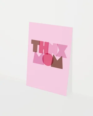 Heyday - Wenskaart - Moederdagkaart - Thanks mom - Bedankkaart
