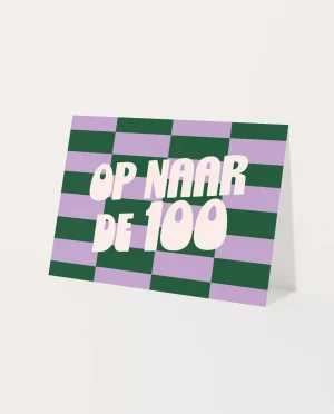 Heyday - Verjaardagskaart - Op naar de 100 - Wenskaart