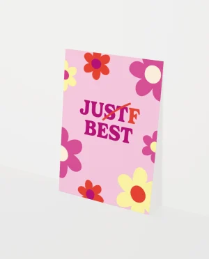 Heyday - Wenskaart - Bedankt Juf - Juf best