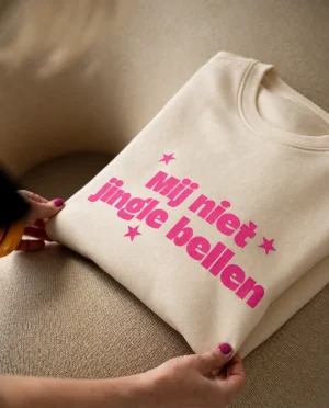Heyday - Kersttrui - Mij niet jingle bellen - Creme kleur - Sweater