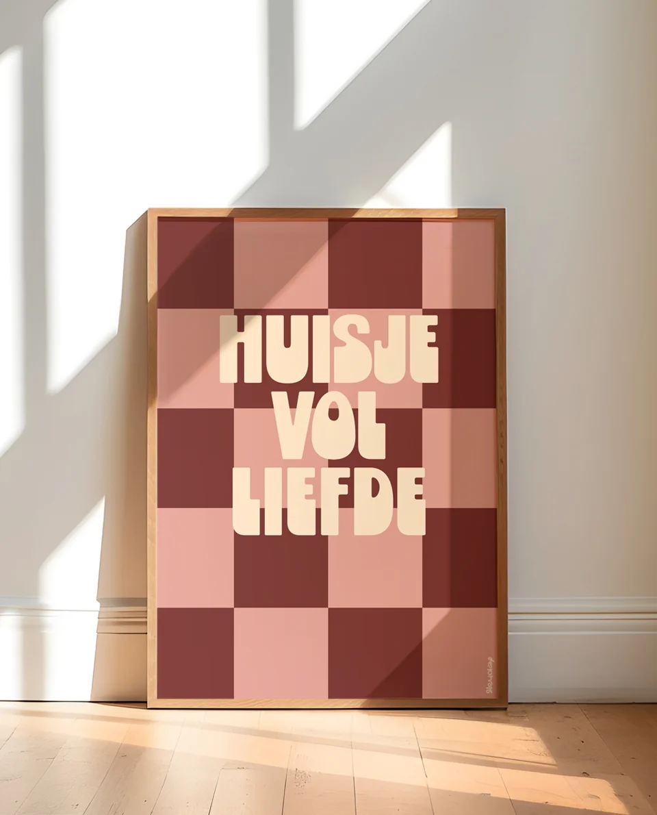 Heyday - Poster - Huisje vol liefde - Nieuwe woning poster