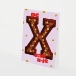 Heyday - Wenskaart - Sinterklaaskaart - De X van x-je - Chocoladeletter