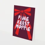 Heyday - Kerstkaart - Wenskaart - Fijne kerst moppie - Strik