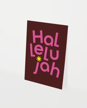 Heyday - Kerstkaart - Wenskaart - Hallelujah