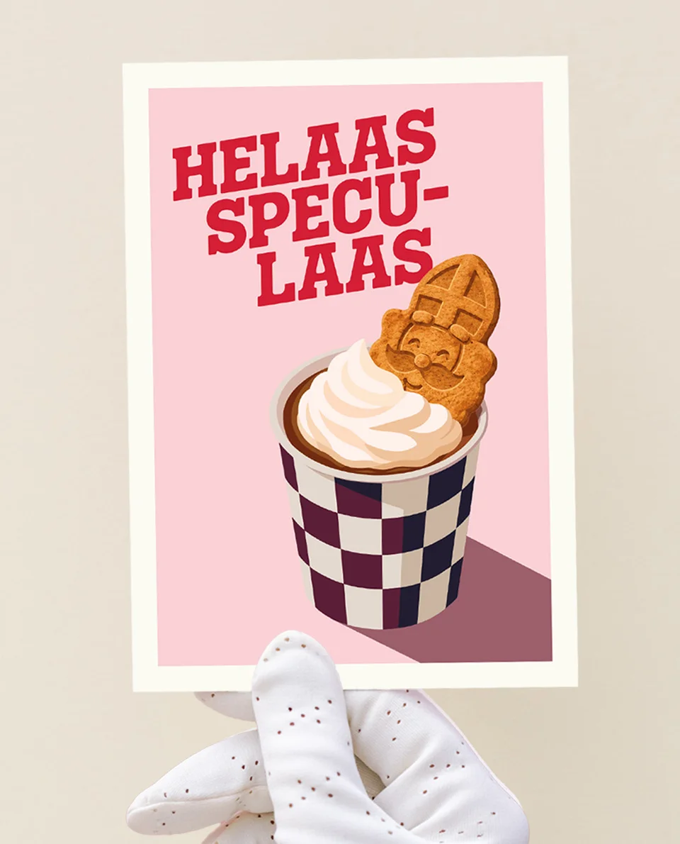 Heyday - Wenskaart - Sinterklaaskaart - Helaas speculaas