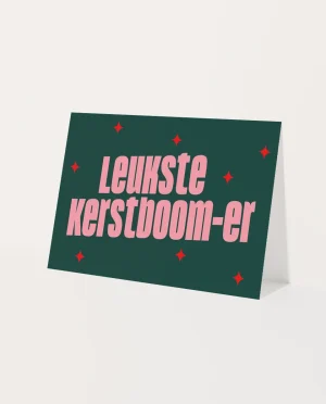 Heyday - Kerstkaart - Wenskaart - Leukste kerstboom-er