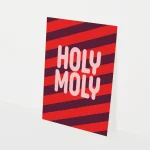 Heyday - Kerstkaart - Wenskaart - Holy moly - Strepen