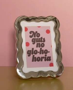 Heyday - Kerstkaart - Wenskaart - No guts no glo ho horia - Polka dots - Stippen