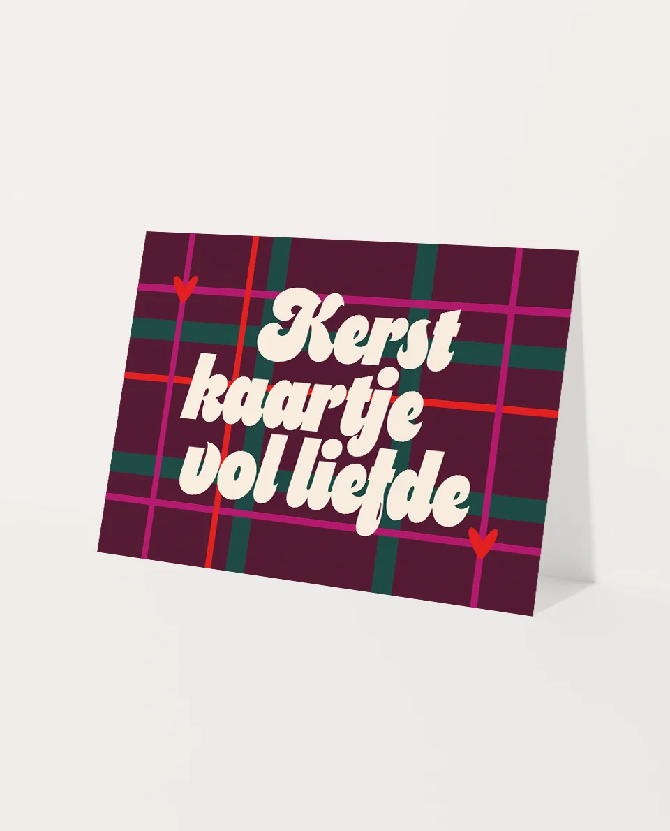 Heyday - Wenskaart - Kerstkaart - Kerstkaartje vol liefde