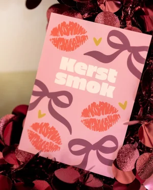 Heyday - Wenskaart - Kerstkaart - Groningse kaart - Kerst smok - Strikken