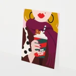 Heyday - Wenskaart - Kerstkaart - Coco - Warme chocolademelk - Blonde vrouw